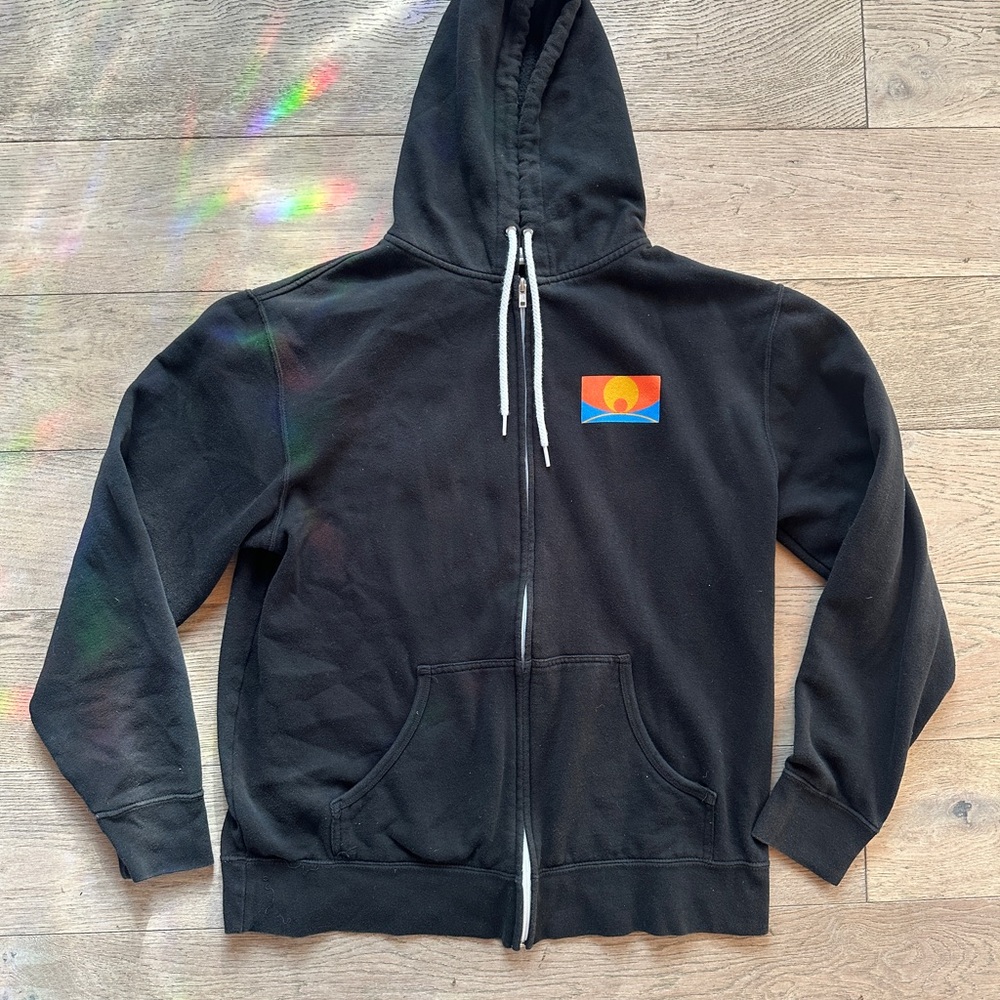 Sundance Film Festival Black Hoodie with Colorful Patch